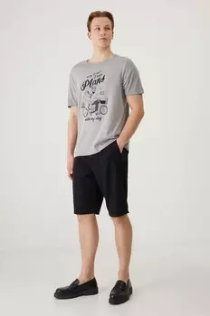 Хлопковая футболка Medicine, серый