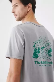 Хлопковая футболка Medicine, серый