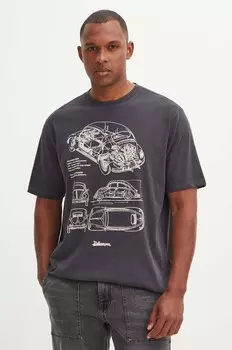 Хлопковая футболка Medicine, серый