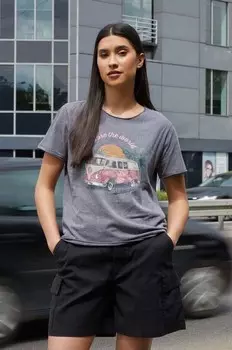 Хлопковая футболка Medicine, серый