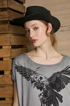 Хлопковая футболка Medicine, серый