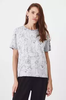 Хлопковая футболка Medicine, серый