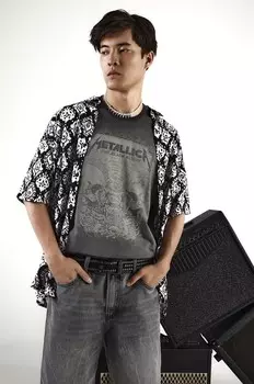 Хлопковая футболка Medicine, серый