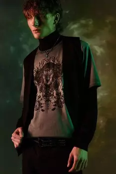 Хлопковая футболка Medicine, серый