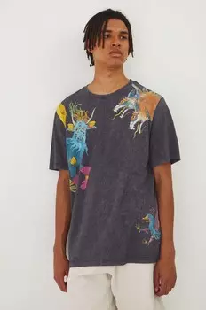 Хлопковая футболка Medicine, серый