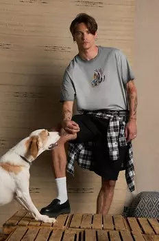 Хлопковая футболка Medicine, серый