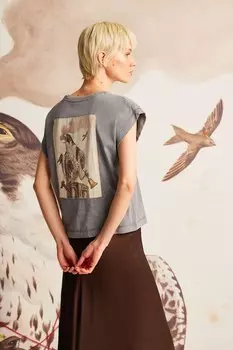 Хлопковая футболка Medicine, серый