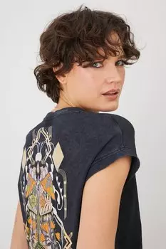 Хлопковая футболка Medicine, серый