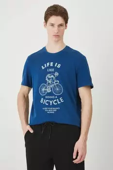 Хлопковая футболка Medicine, синий