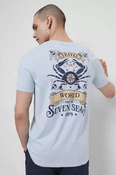 Хлопковая футболка Medicine, синий