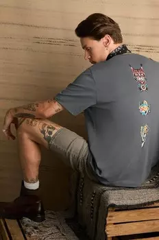 Хлопковая футболка Medicine, синий