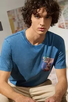 Хлопковая футболка Medicine, синий