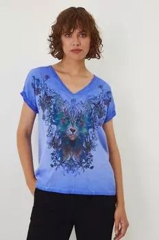 Хлопковая футболка Medicine, синий