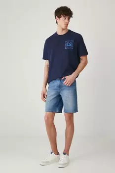 Хлопковая футболка Medicine, темно-синий