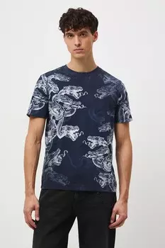 Хлопковая футболка Medicine, темно-синий