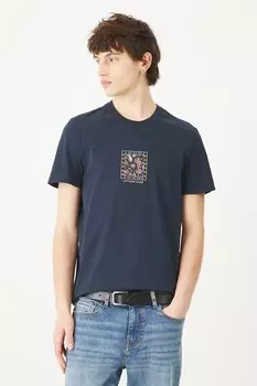 Хлопковая футболка Medicine, темно-синий