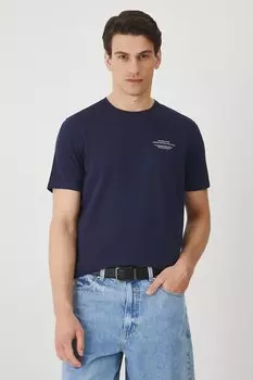 Хлопковая футболка Medicine, темно-синий