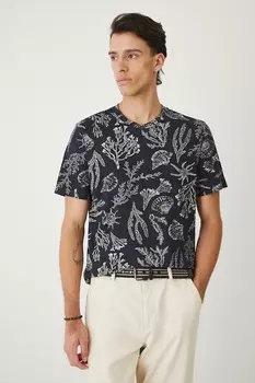 Хлопковая футболка Medicine, темно-синий