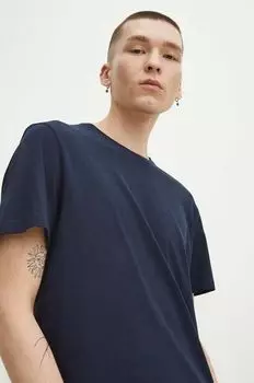 Хлопковая футболка Medicine, темно-синий