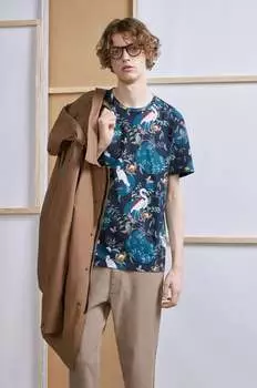 Хлопковая футболка Medicine, темно-синий