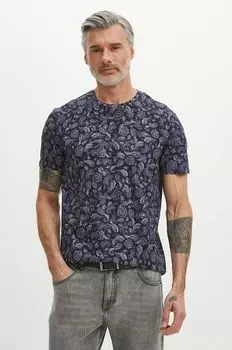 Хлопковая футболка Medicine, темно-синий