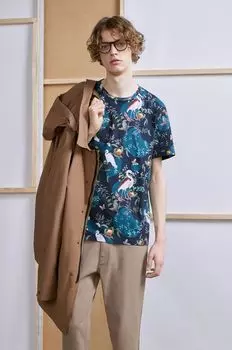 Хлопковая футболка Medicine, темно-синий