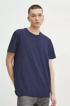 Хлопковая футболка Medicine, темно-синий