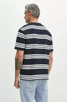 Хлопковая футболка Medicine, темно-синий