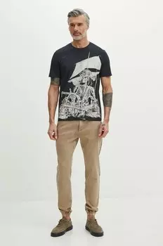 Хлопковая футболка Medicine, темно-синий