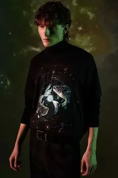 Хлопковая футболка Medicine, темно-синий