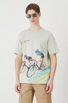 Хлопковая футболка Medicine, зеленый