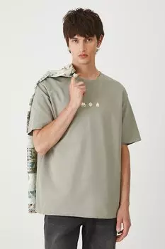 Хлопковая футболка Medicine, зеленый