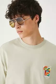 Хлопковая футболка Medicine, зеленый