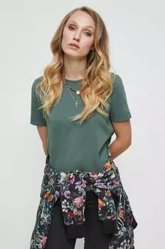 Хлопковая футболка Medicine, зеленый