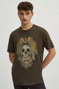 Хлопковая футболка Medicine, зеленый