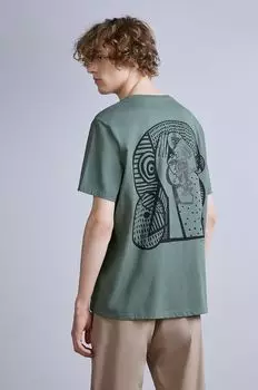 Хлопковая футболка Medicine, зеленый