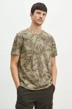 Хлопковая футболка Medicine, зеленый