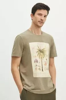 Хлопковая футболка Medicine, зеленый