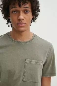 Хлопковая футболка Medicine, зеленый