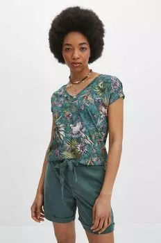 Хлопковая футболка Medicine, зеленый