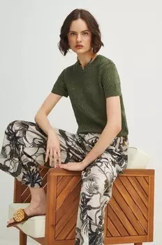 Хлопковая футболка Medicine, зеленый