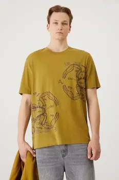 Хлопковая футболка Medicine, зеленый