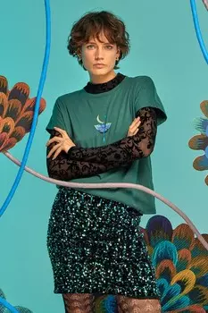 Хлопковая футболка Medicine, зеленый