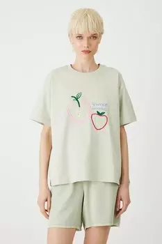 Хлопковая футболка Medicine, зеленый