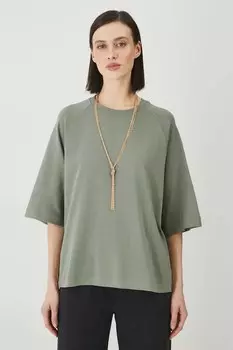 Хлопковая футболка Medicine, зеленый