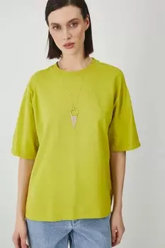 Хлопковая футболка Medicine, зеленый