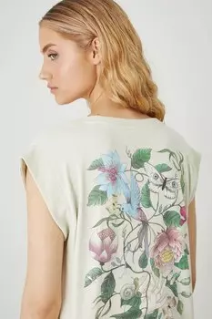 Хлопковая футболка Medicine, зеленый