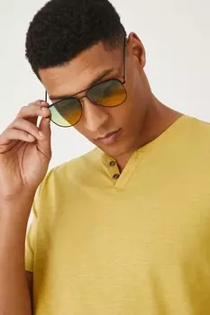 Хлопковая футболка Medicine, желтый