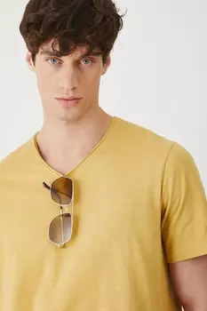 Хлопковая футболка Medicine, желтый