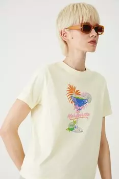 Хлопковая футболка Medicine, желтый